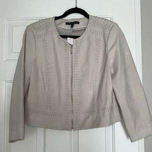 White House Black Market Leather Jacket
